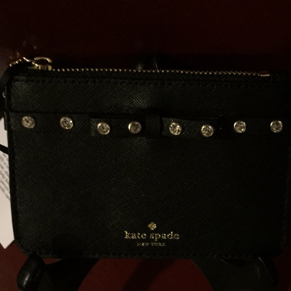 ♠️KATE SPADE - LAUREL WAY JEWELED BITSY ID HOLDER - Picture 6 of 6